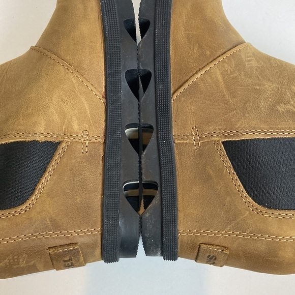 Sorel Womens Joan Of Arctic Wedge II Chelsea Boots 5 Elk Brown NL3493-286 Winter - Picture 12 of 14